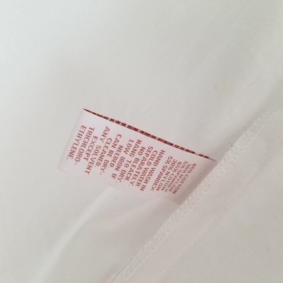 White Balloon Sleeve Wrap Tie Shirt/ Blouse - Picture 8 of 9